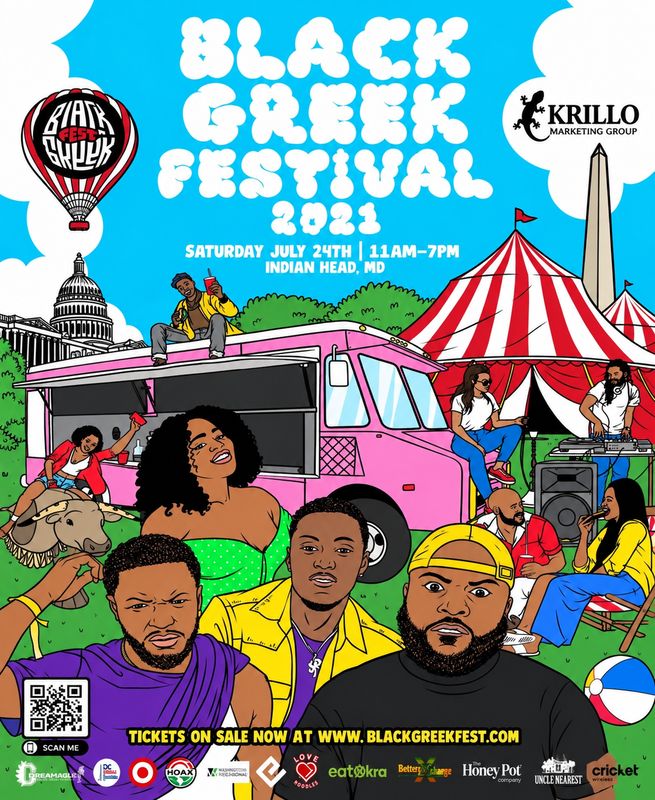 Black Greek Festival flyer