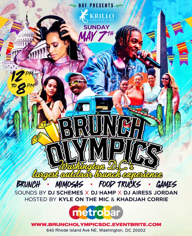 Brunch Olympics flyer