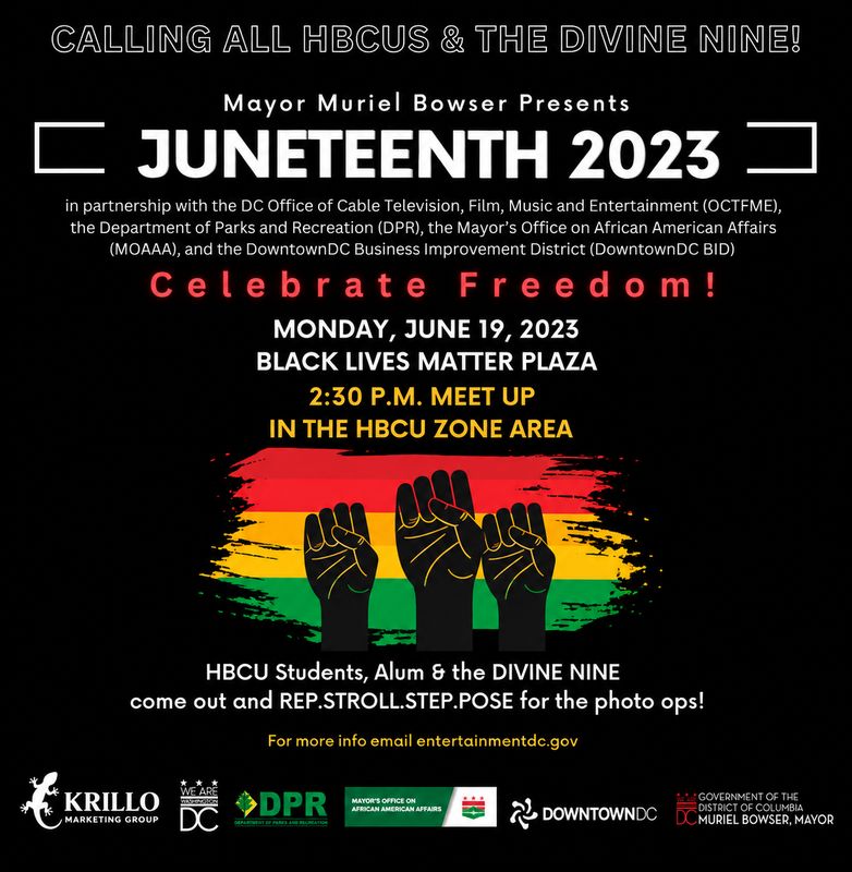 Juneteenth 2023 flyer