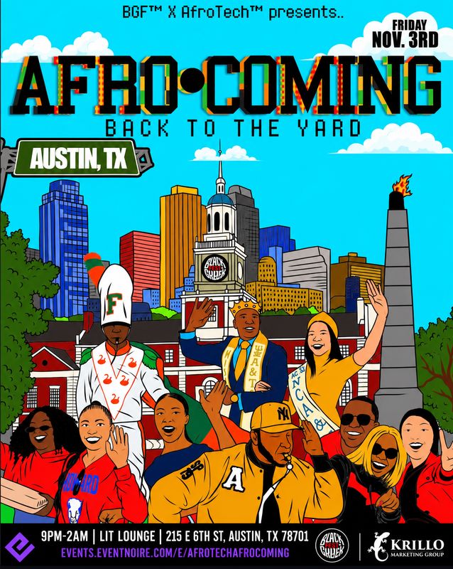 Afro-Coming flyer