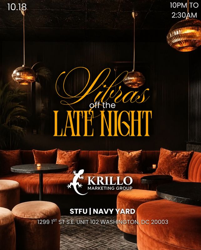 Vibras Late Night flyer